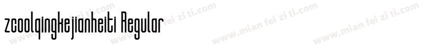 zcoolqingkejianheiti Regular字体转换